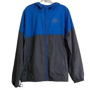 Walt Disney World Parks 1971 Windbreaker Waterproof Jacket Blue/Gray Mens M